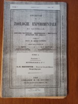Biospeleologica : essai sur les problèmes de biospéléologie