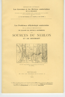 Hydrologie souterraine.. du Hoyoux supérieur, sources du Néblon