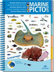 Picto Life Pacifique asiatique- Guide d'identification multilingue des espèces sous-marines - Waterproof