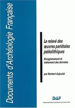 Le relevé des oeuvres pariétales paléolithiques. : Enregistrement et traitement des données