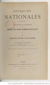 Description raisonnée du Musée de Saint-Germain-en-Laye, antiquités nationales. Tome 1 - Epoque des alluvions et des cavernes